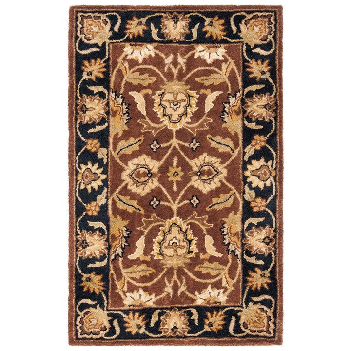 SAFAVIEH Classic CL239C Handmade Rust / Black Rug Image 1