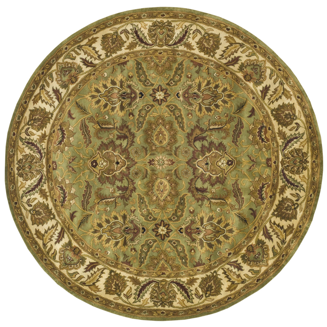 SAFAVIEH Classic CL239D Handmade Green / Ivory Rug Image 10