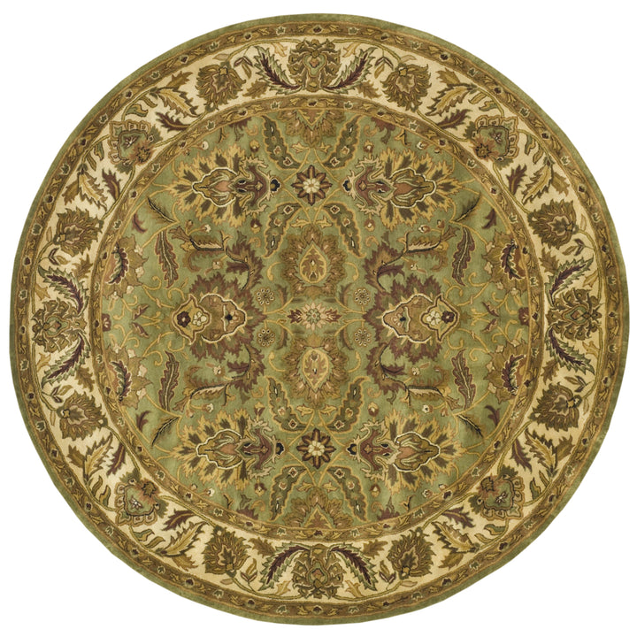 SAFAVIEH Classic CL239D Handmade Green / Ivory Rug Image 10