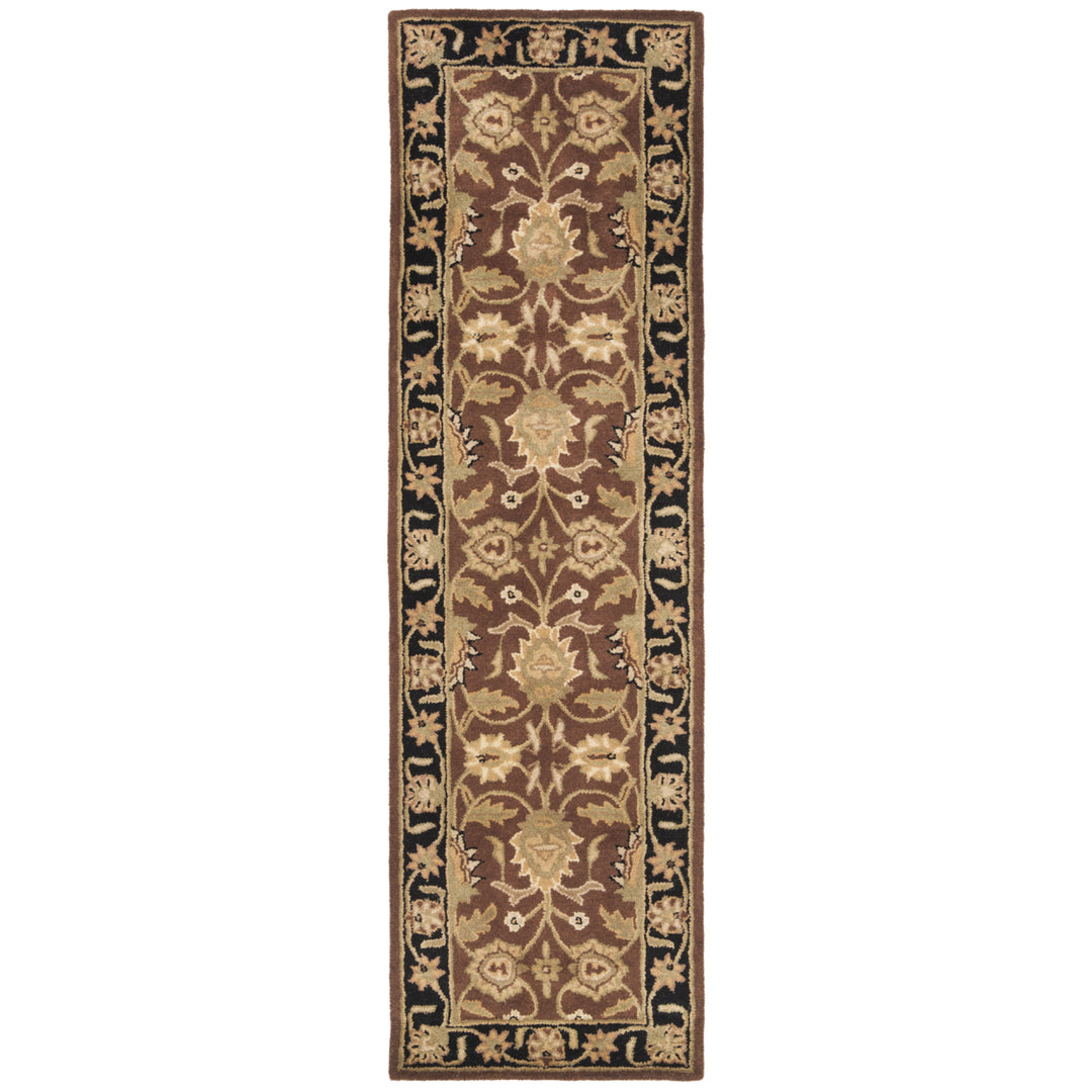 SAFAVIEH Classic CL239C Handmade Rust / Black Rug Image 5