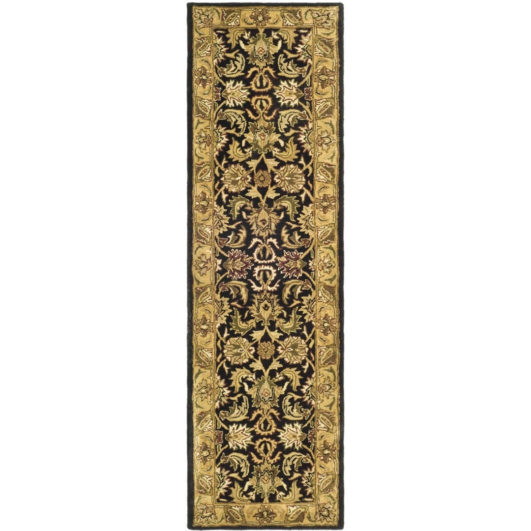 SAFAVIEH Classic CL252A Handmade Black / Gold Rug Image 1