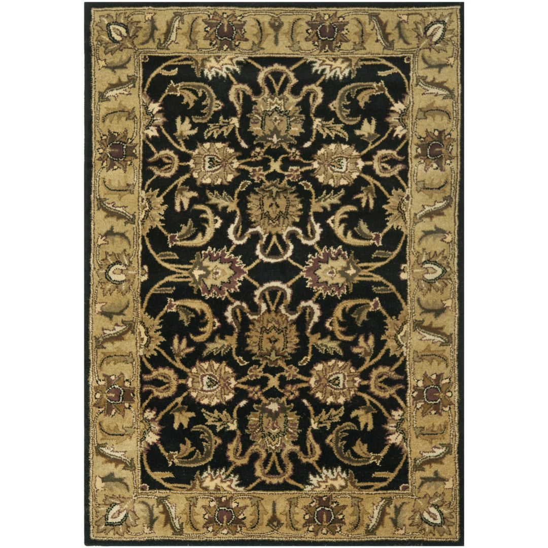 SAFAVIEH Classic CL252A Handmade Black / Gold Rug Image 6