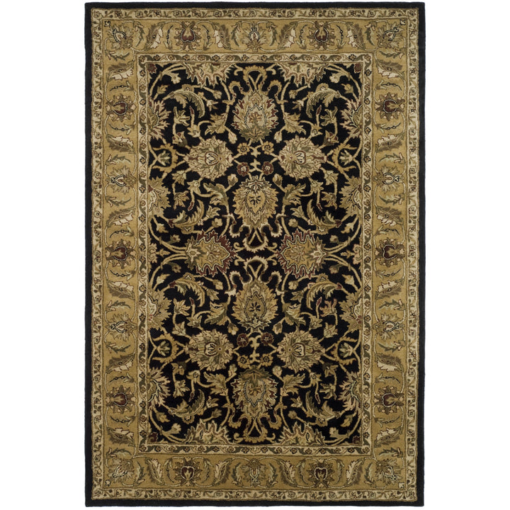 SAFAVIEH Classic CL252A Handmade Black / Gold Rug Image 9