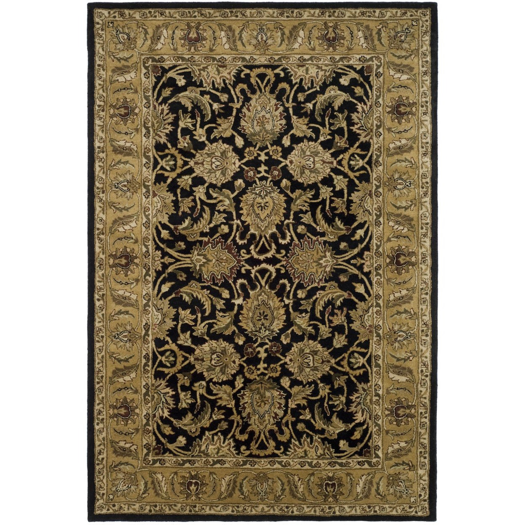 SAFAVIEH Classic CL252A Handmade Black / Gold Rug Image 1