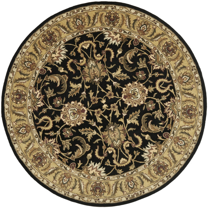 SAFAVIEH Classic CL252A Handmade Black / Gold Rug Image 10