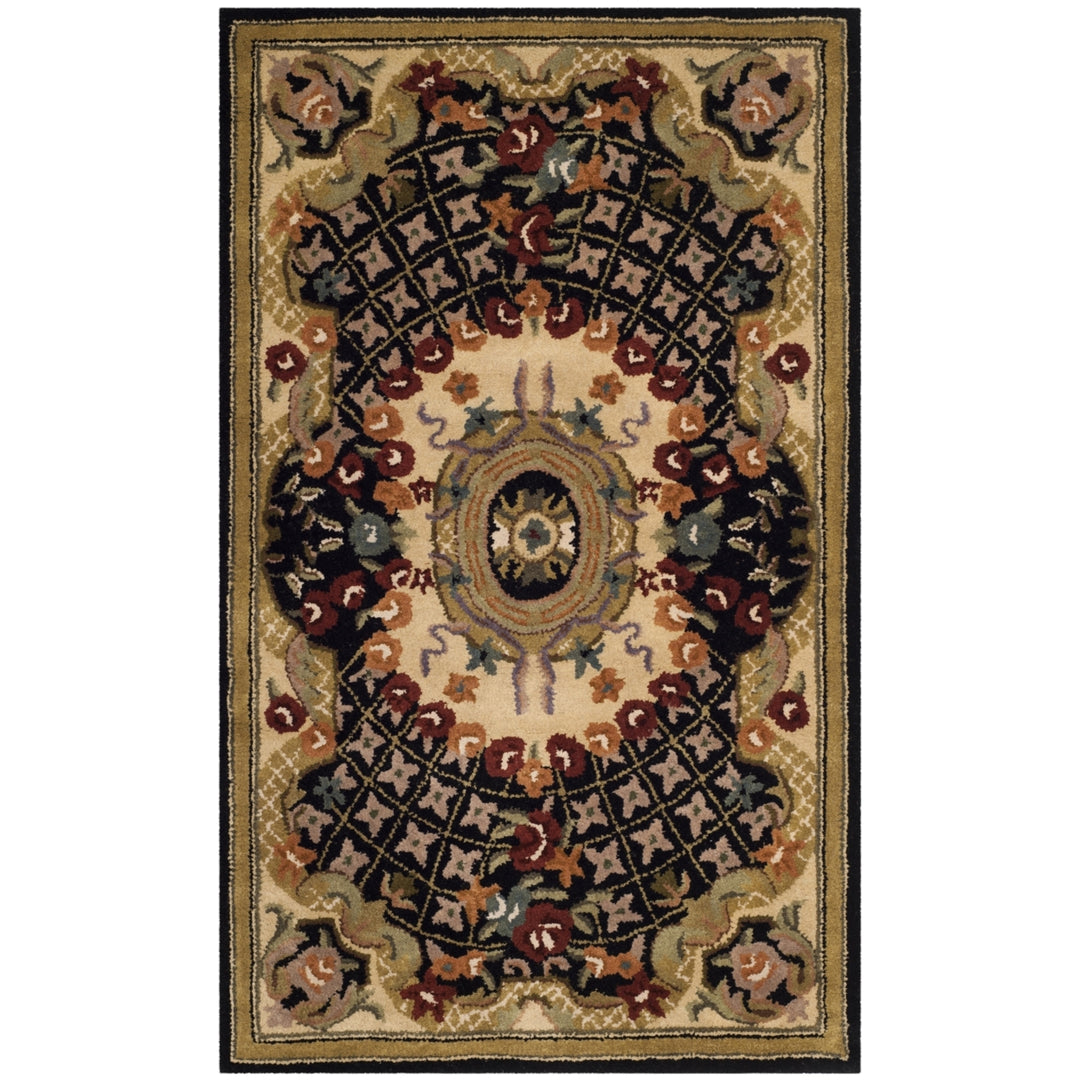 SAFAVIEH Classic CL304A Handmade Black / Gold Rug Image 8