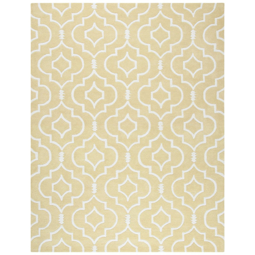 SAFAVIEH Chatham CHT736L Handmade Light Gold / Ivory Rug Image 1