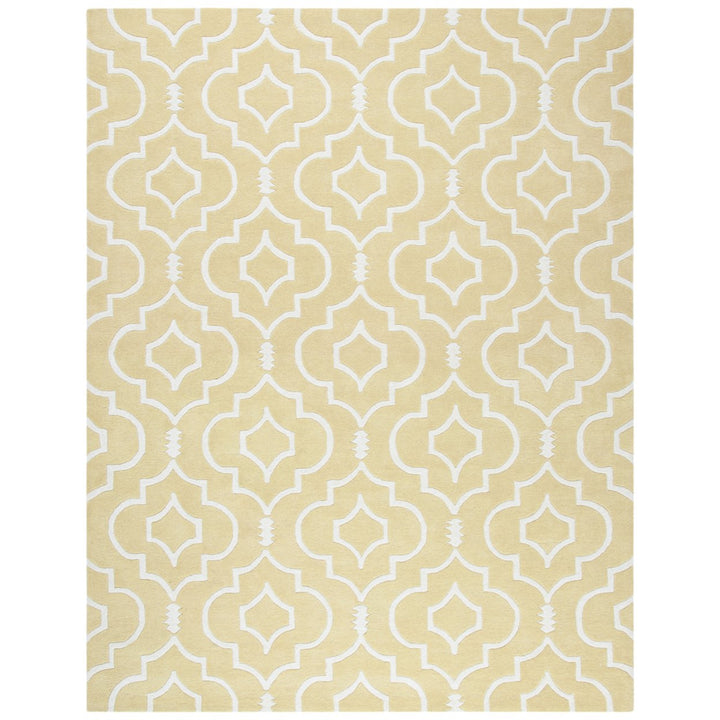 SAFAVIEH Chatham CHT736L Handmade Light Gold / Ivory Rug Image 1