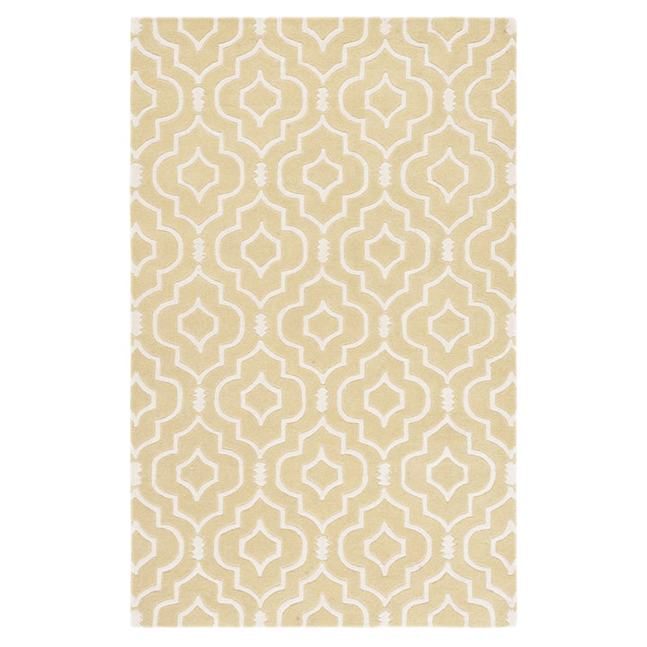 SAFAVIEH Chatham CHT736L Handmade Light Gold / Ivory Rug Image 1