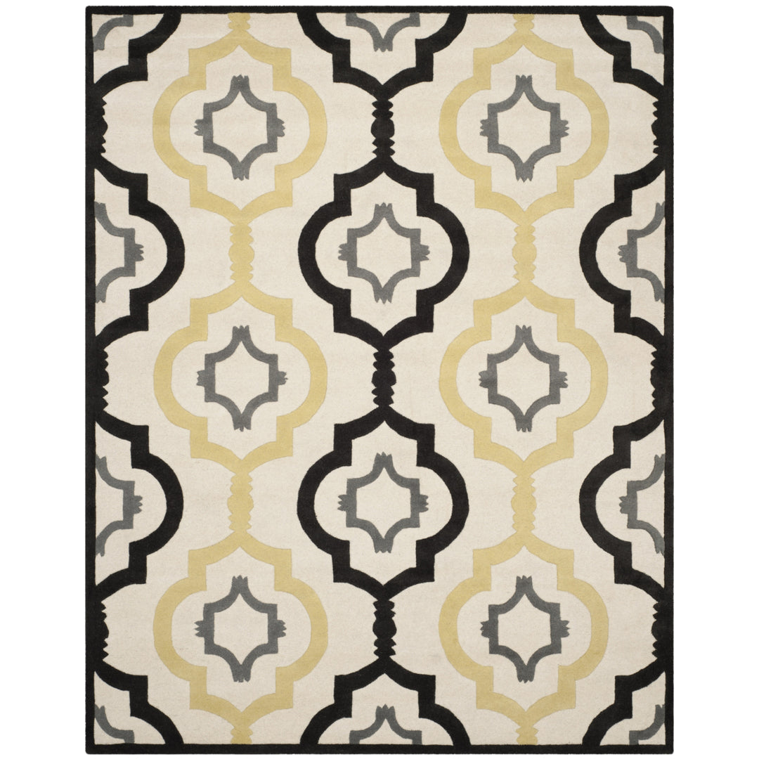 SAFAVIEH Chatham CHT747A Handmade Ivory / Multi Rug Image 1