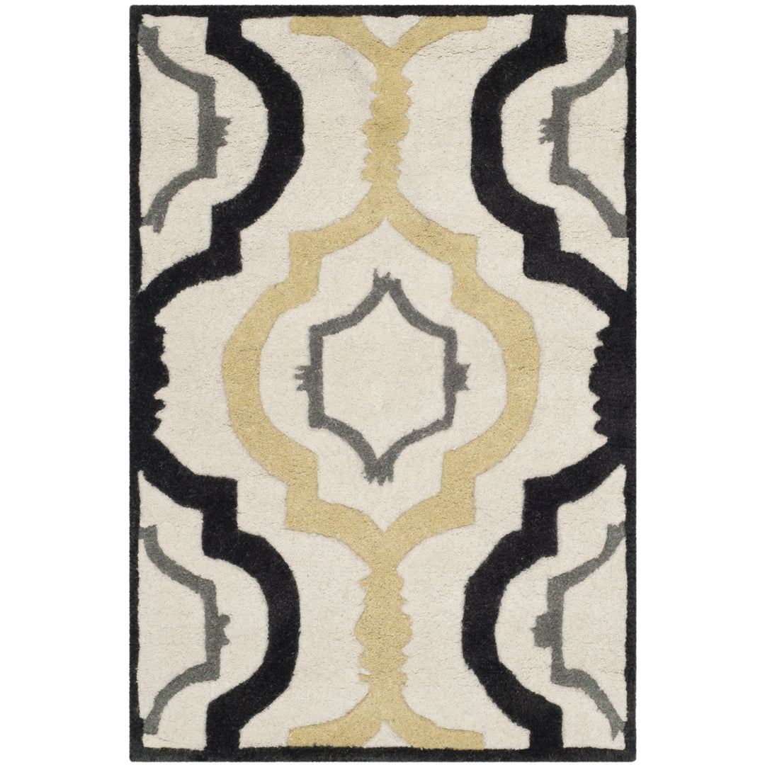 SAFAVIEH Chatham CHT747A Handmade Ivory / Multi Rug Image 2