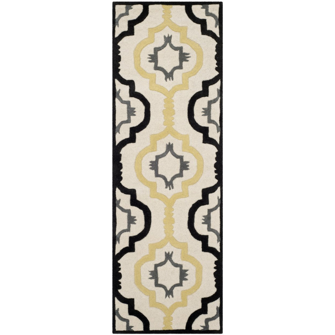 SAFAVIEH Chatham CHT747A Handmade Ivory / Multi Rug Image 1