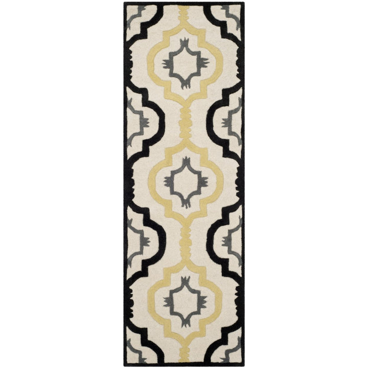 SAFAVIEH Chatham CHT747A Handmade Ivory / Multi Rug Image 1