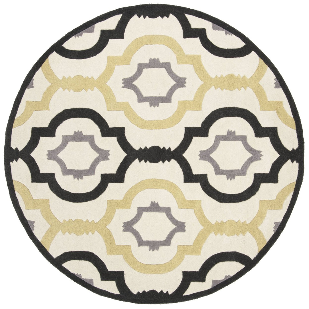 SAFAVIEH Chatham CHT747A Handmade Ivory / Multi Rug Image 8