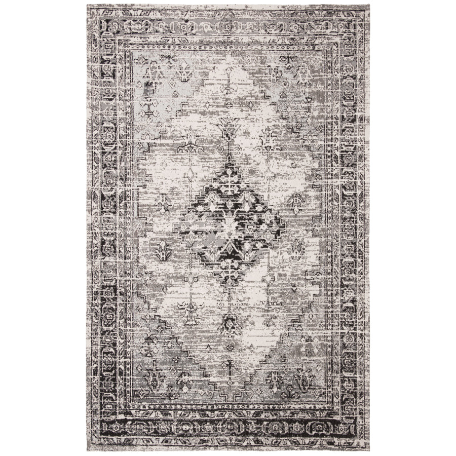 SAFAVIEH Classic Vintage Collection CLV113F Grey Rug Image 1