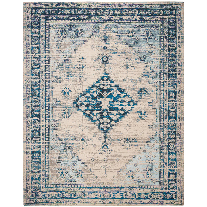 SAFAVIEH Classic Vintage Collection CLV113M Blue Rug Image 1