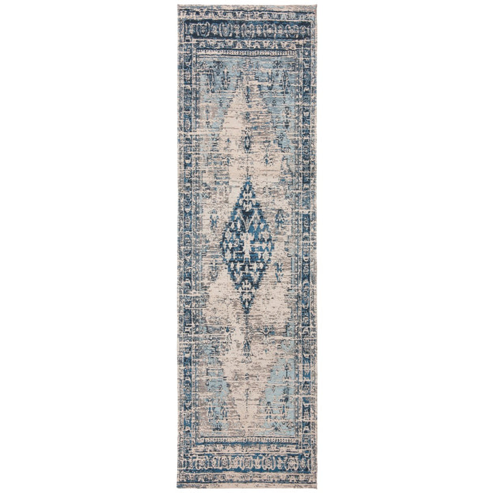 SAFAVIEH Classic Vintage Collection CLV113M Blue Rug Image 3