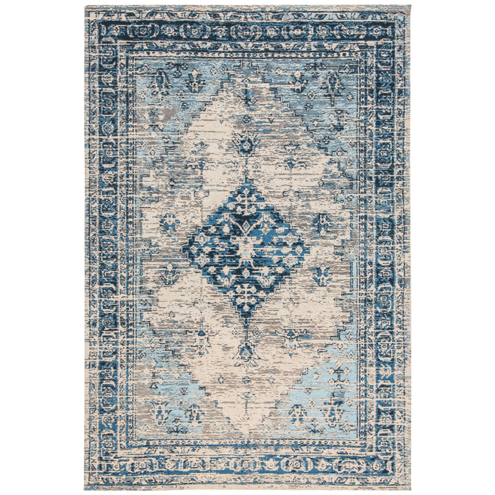 SAFAVIEH Classic Vintage Collection CLV113M Blue Rug Image 7