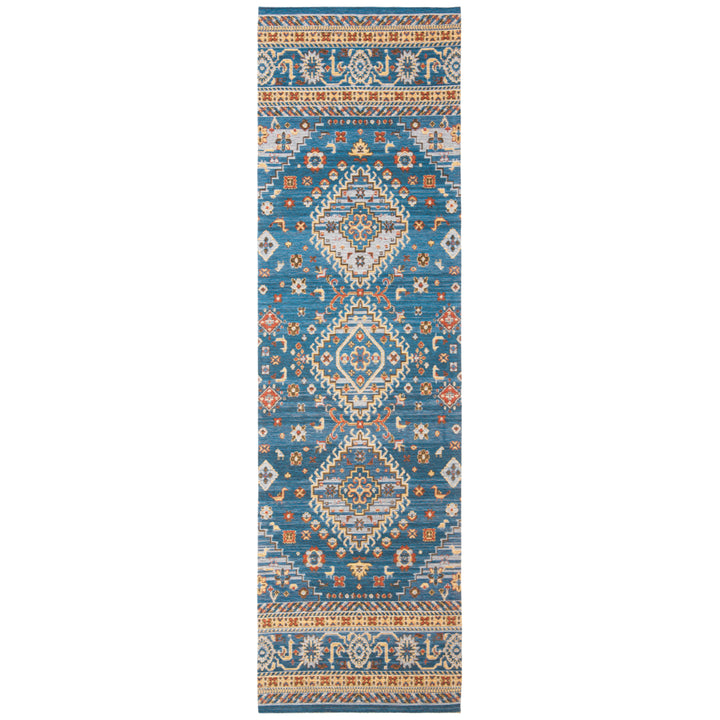 SAFAVIEH Classic Vintage CLV114M Blue / Gold Rug Image 3