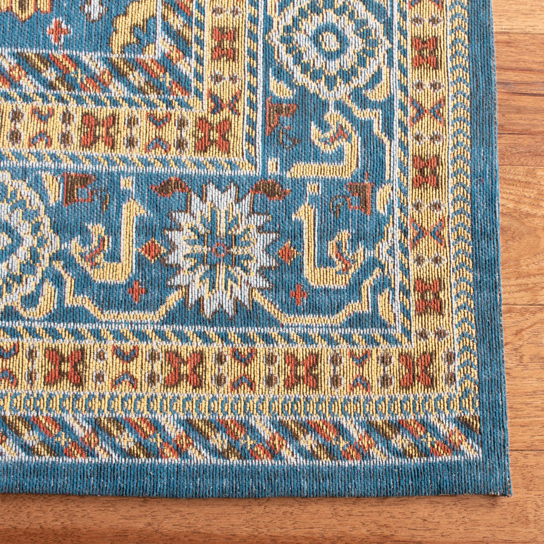 SAFAVIEH Classic Vintage CLV114M Blue / Gold Rug Image 4