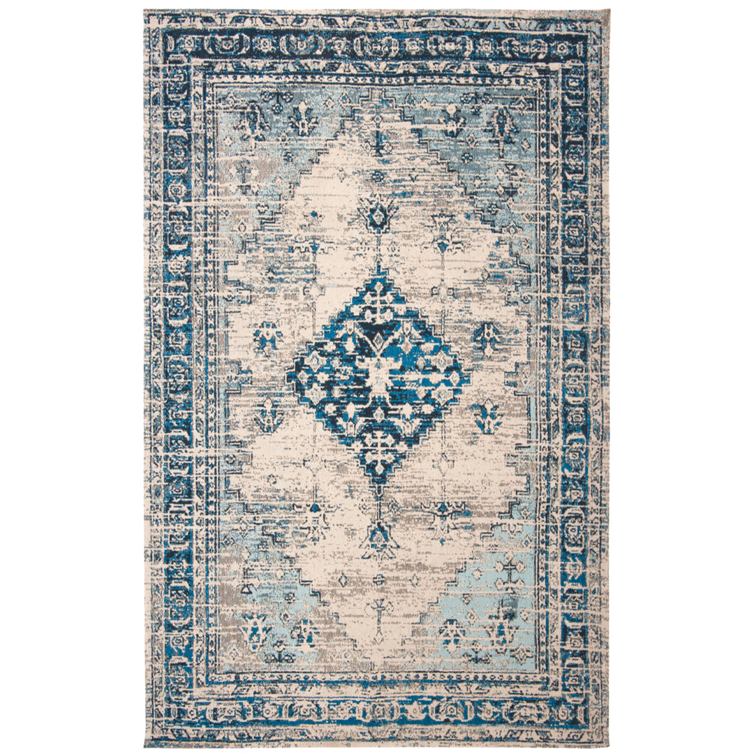 SAFAVIEH Classic Vintage Collection CLV113M Blue Rug Image 8