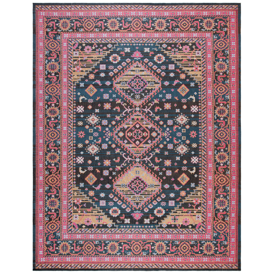 SAFAVIEH Classic Vintage CLV114N Navy / Pink Rug Image 1