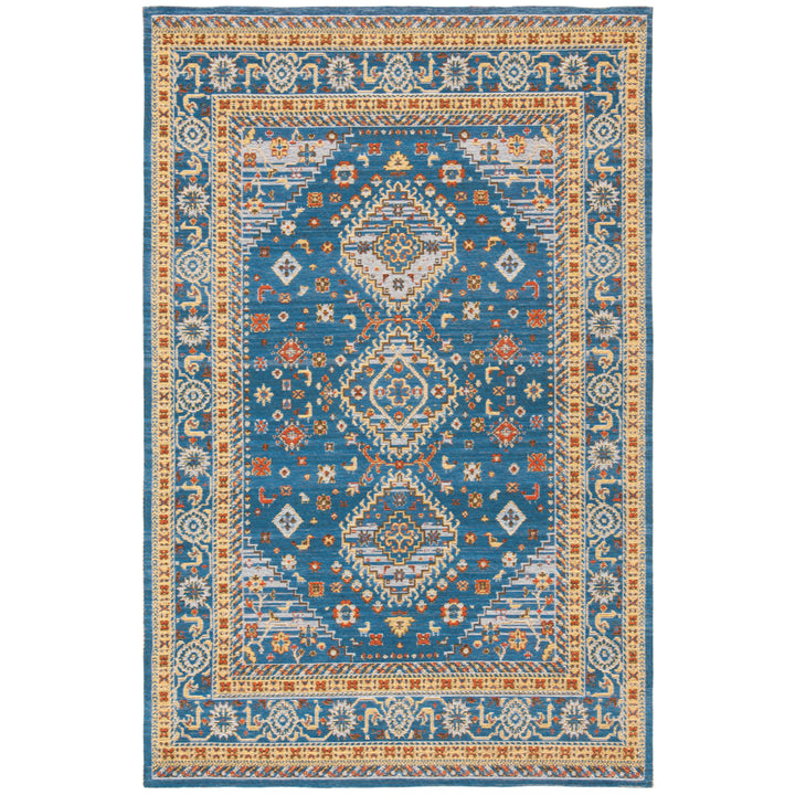 SAFAVIEH Classic Vintage CLV114M Blue / Gold Rug Image 5