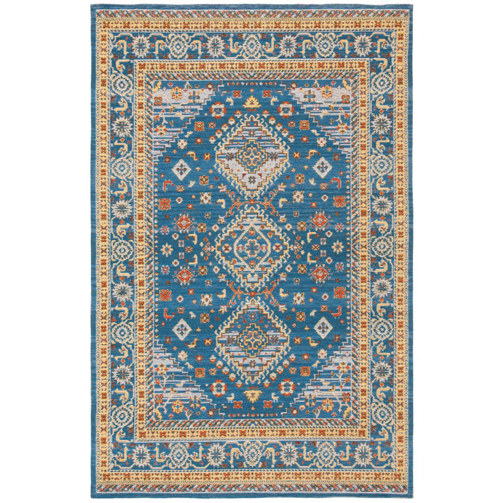 SAFAVIEH Classic Vintage CLV114M Blue / Gold Rug Image 1