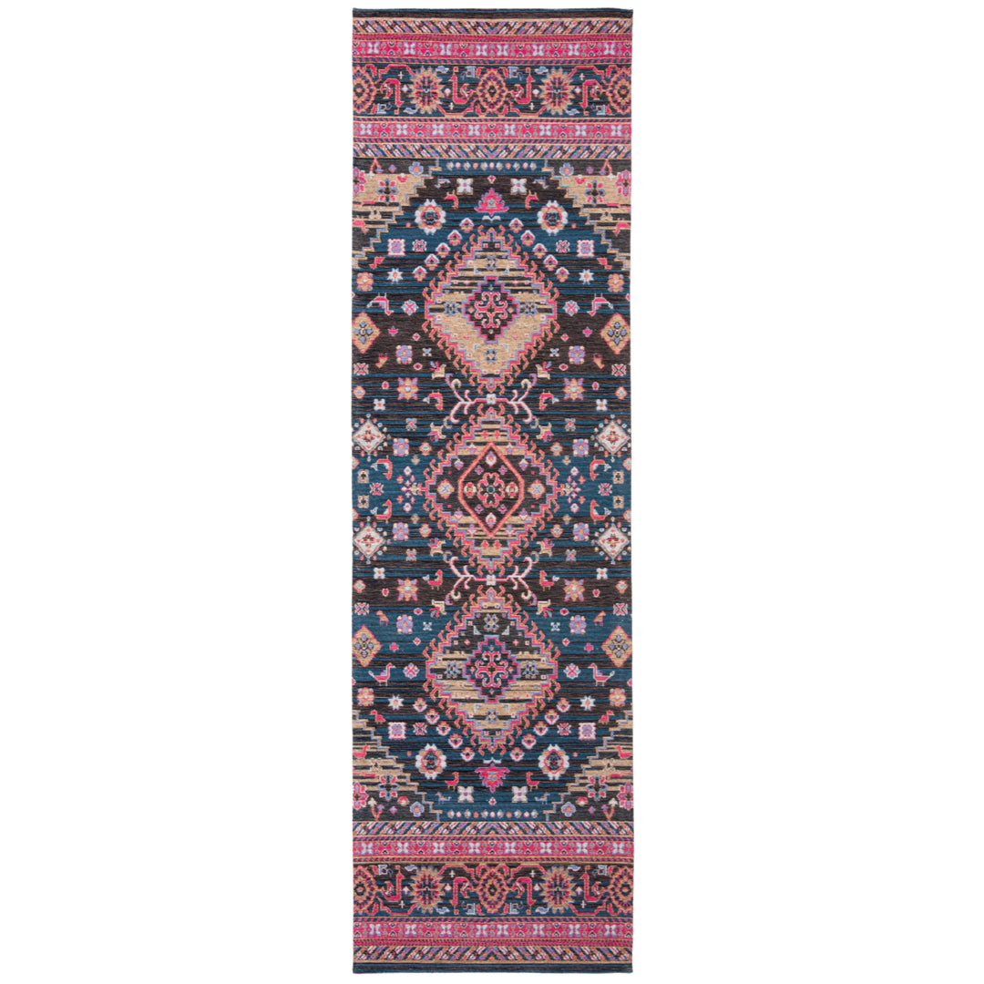 SAFAVIEH Classic Vintage CLV114N Navy / Pink Rug Image 3