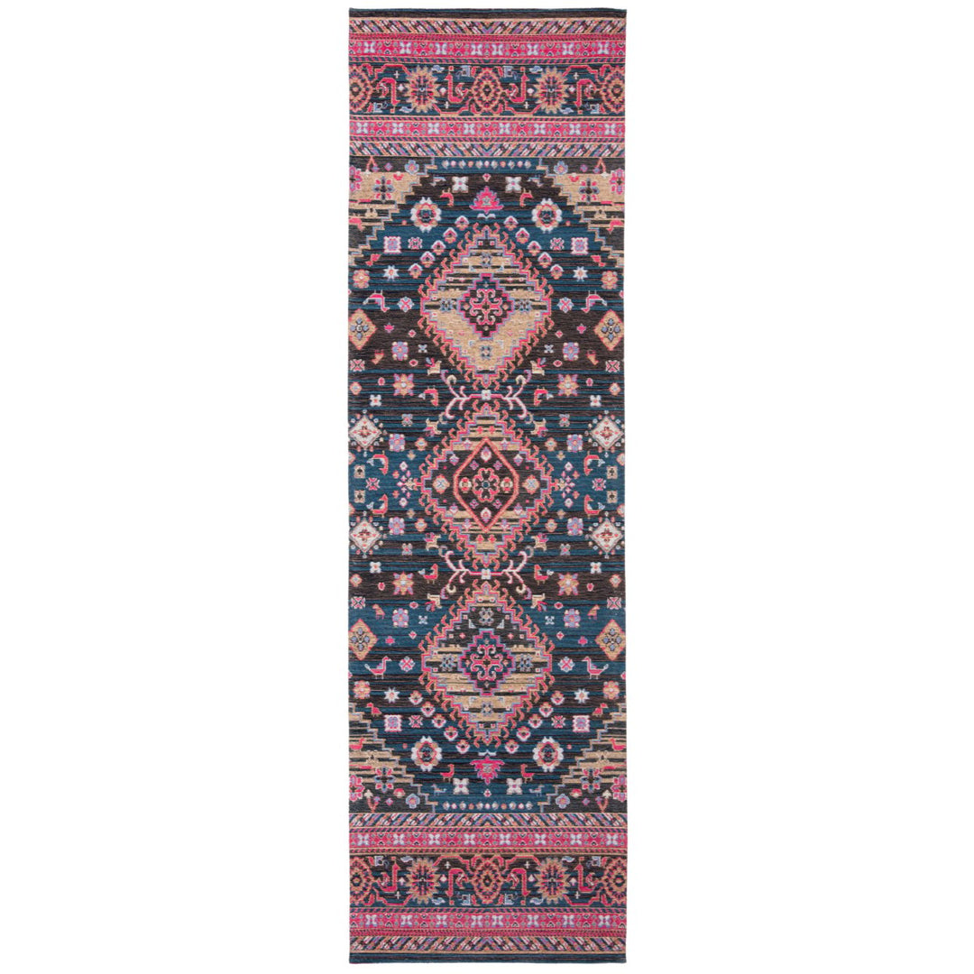 SAFAVIEH Classic Vintage CLV114N Navy / Pink Rug Image 1