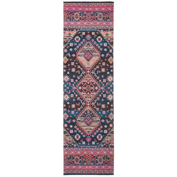 SAFAVIEH Classic Vintage CLV114N Navy / Pink Rug Image 1