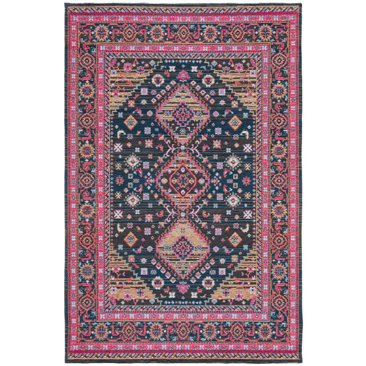 SAFAVIEH Classic Vintage CLV114N Navy / Pink Rug Image 1