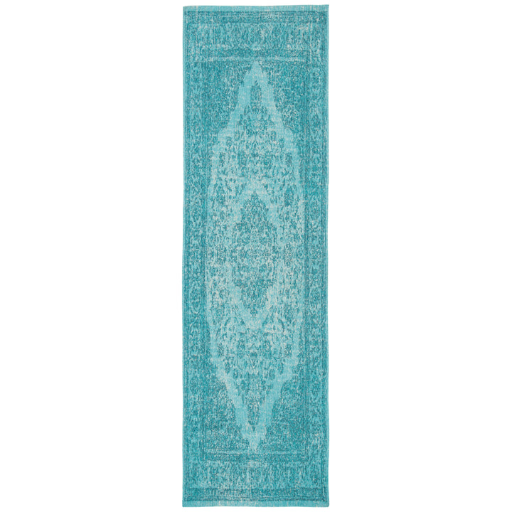 SAFAVIEH Classic Vintage Collection CLV121E Aqua Rug Image 3