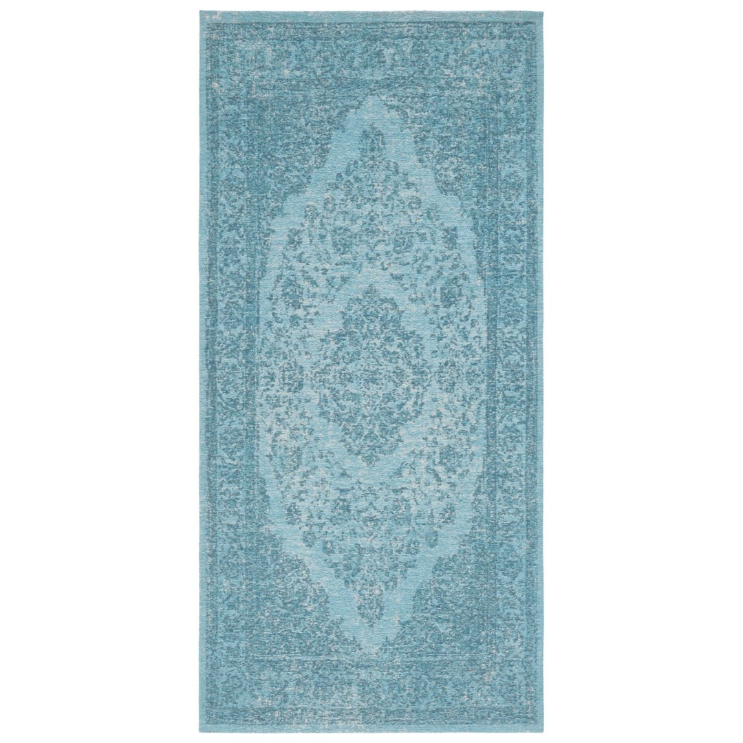 SAFAVIEH Classic Vintage Collection CLV121E Aqua Rug Image 1