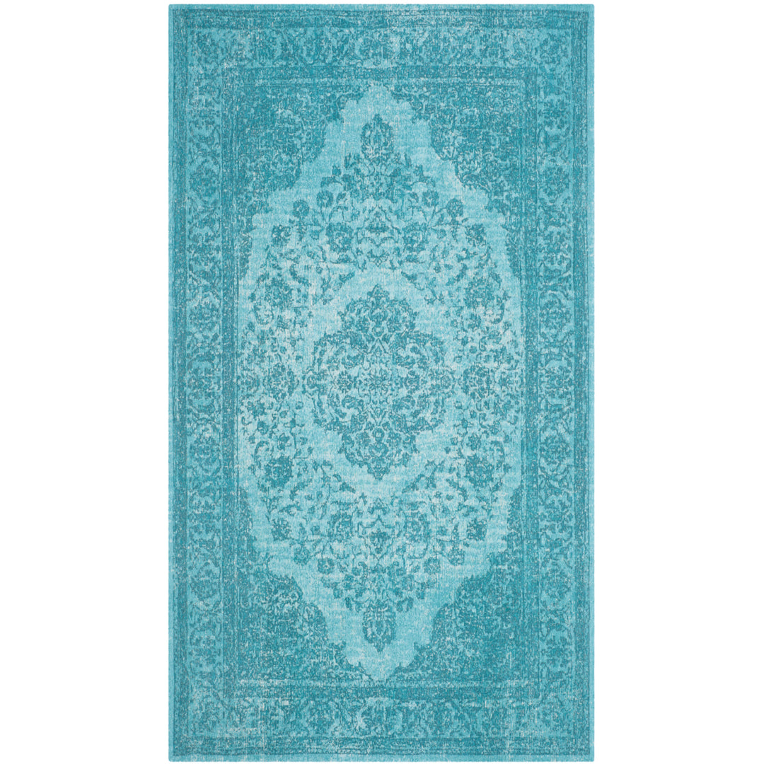 SAFAVIEH Classic Vintage Collection CLV121E Aqua Rug Image 7