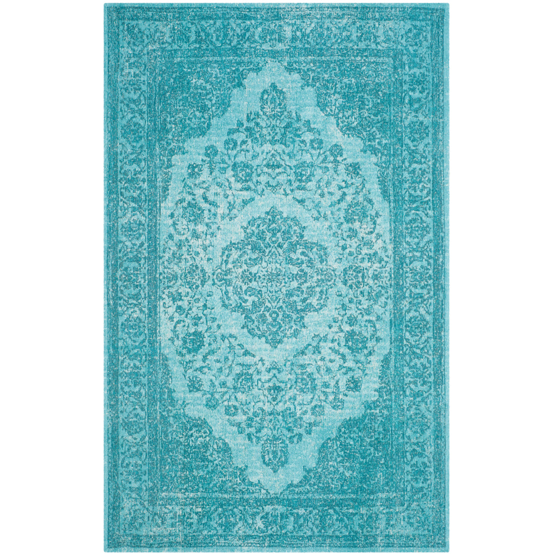 SAFAVIEH Classic Vintage Collection CLV121E Aqua Rug Image 8