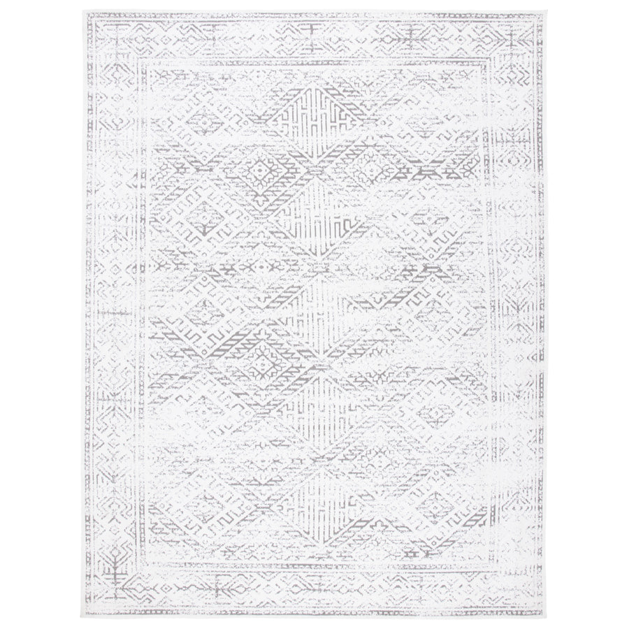 SAFAVIEH Classic Vintage CLV126G White / Grey Rug Image 1