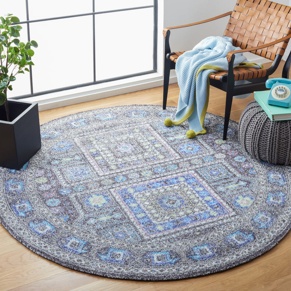 SAFAVIEH Classic Vintage CLV205W Handmade Sage /Blue Rug Image 2