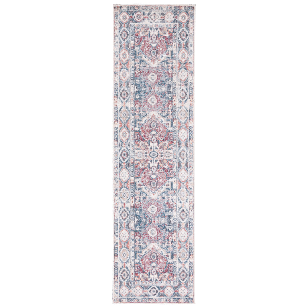 SAFAVIEH Classic Vintage CLV203M Handmade Blue / Red Rug Image 5