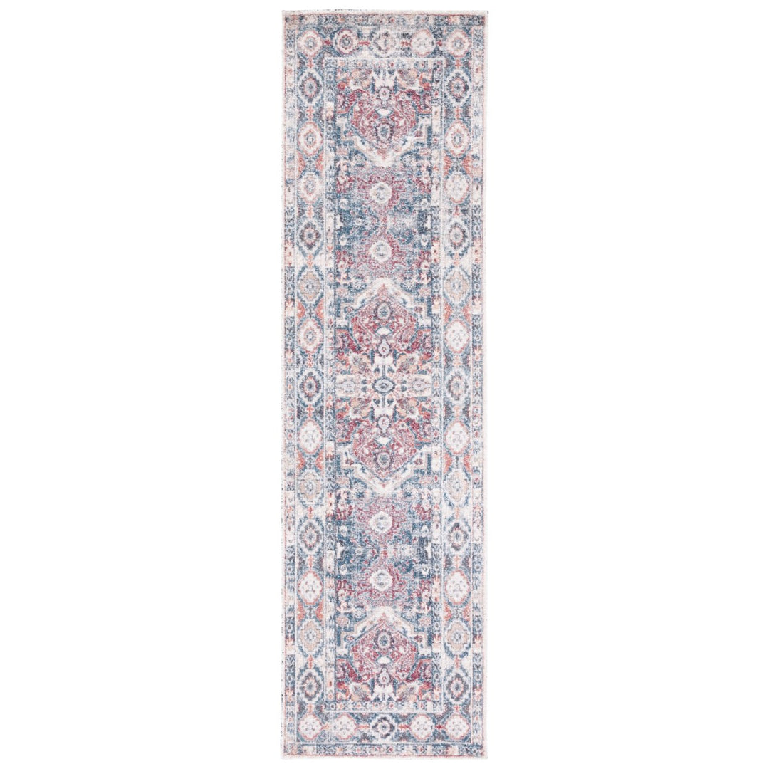 SAFAVIEH Classic Vintage CLV203M Handmade Blue / Red Rug Image 1