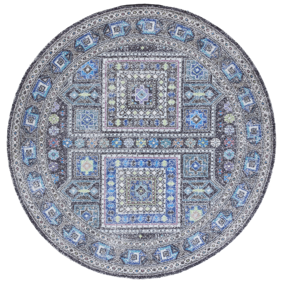 SAFAVIEH Classic Vintage CLV205W Handmade Sage /Blue Rug Image 4