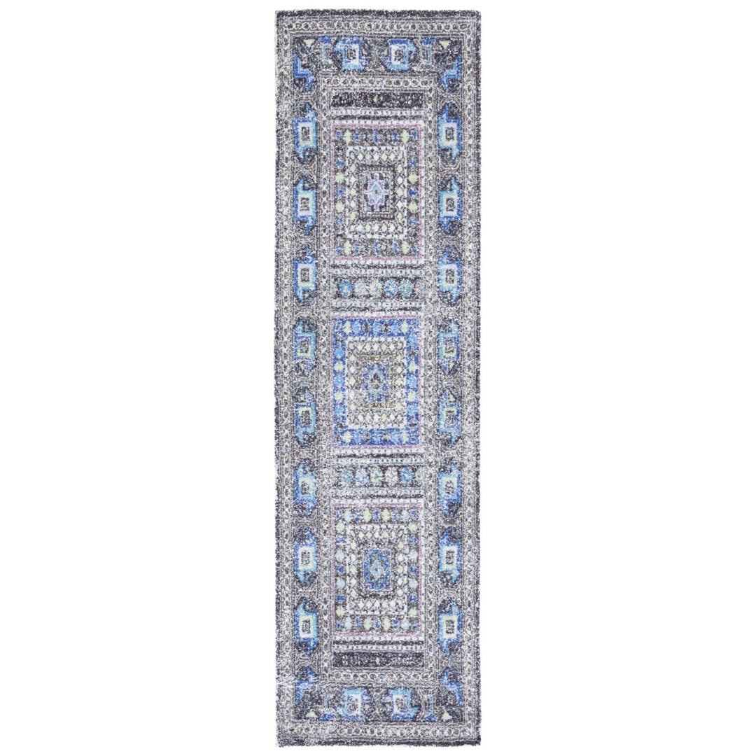 SAFAVIEH Classic Vintage CLV205W Handmade Sage /Blue Rug Image 1