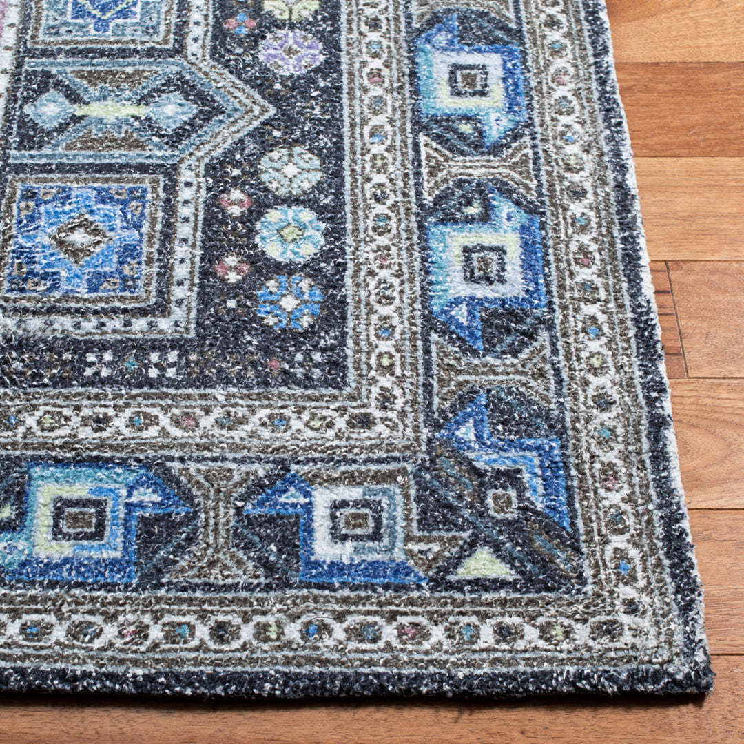 SAFAVIEH Classic Vintage CLV205W Handmade Sage /Blue Rug Image 7