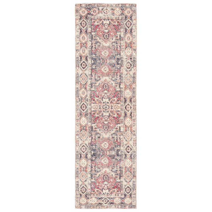 SAFAVIEH Classic Vintage CLV203Q Handmade Red / Blue Rug Image 5