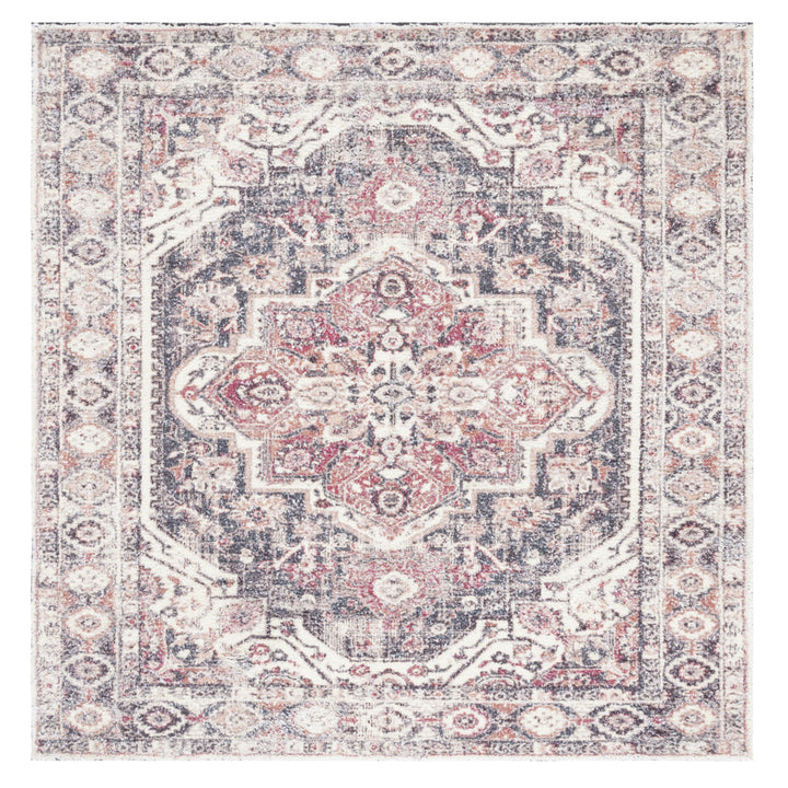 SAFAVIEH Classic Vintage CLV203Q Handmade Red / Blue Rug Image 6