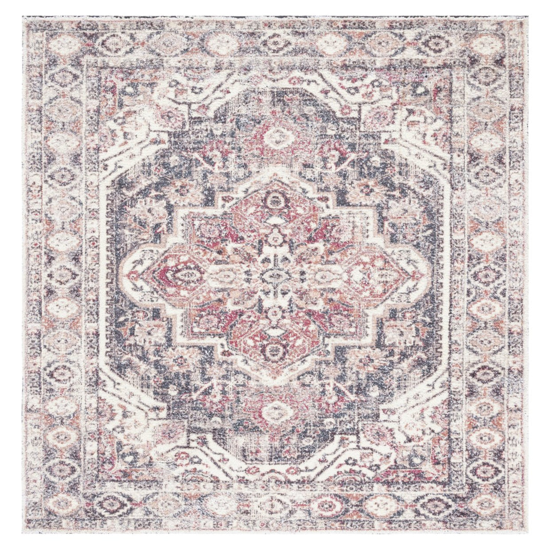 SAFAVIEH Classic Vintage CLV203Q Handmade Red / Blue Rug Image 1