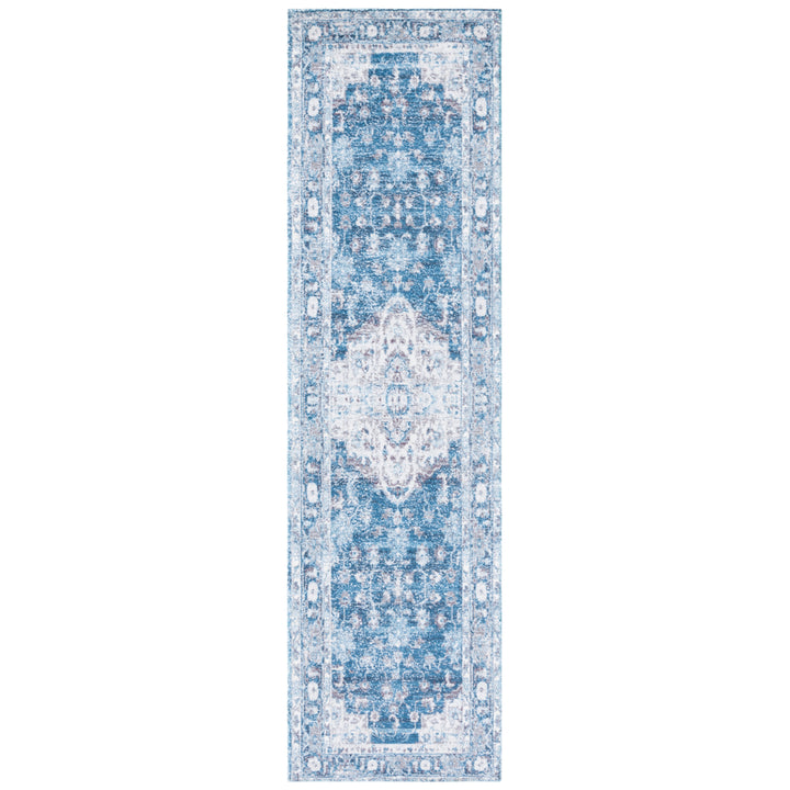 SAFAVIEH Classic Vintage CLV206M Handmade Blue /Grey Rug Image 5