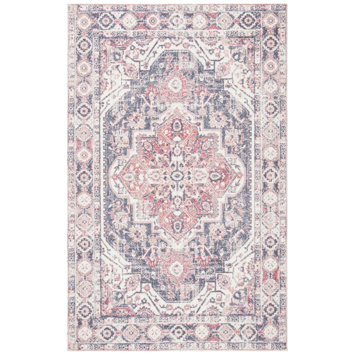 SAFAVIEH Classic Vintage CLV203Q Handmade Red / Blue Rug Image 10