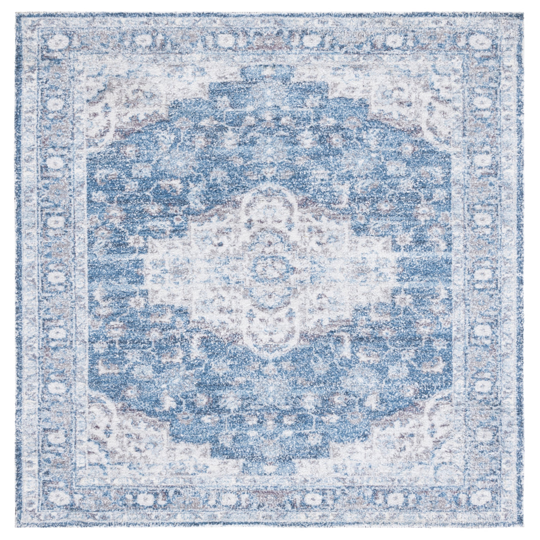 SAFAVIEH Classic Vintage CLV206M Handmade Blue /Grey Rug Image 6