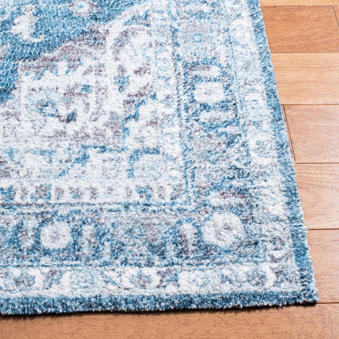 SAFAVIEH Classic Vintage CLV206M Handmade Blue /Grey Rug Image 7